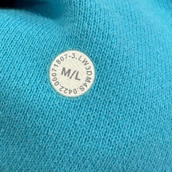 Lululemon Scuba Oversized Half Zip Hoodie In Electric Turquoise Size M/L - Picture 7 of 8